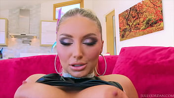 Preview 2 of Empregada Escondida - JulesJordan.com - Kayley Gunner Gets Some Steele