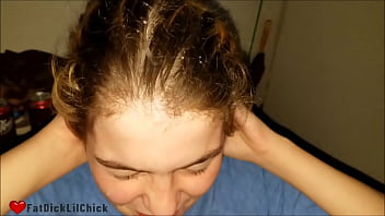 Preview 4 of Soft Por Sex - Petite GF Rides Fat Cock HUUUGE Facial!!!!