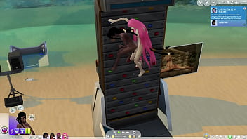 Preview 3 of Oh My You - futa whores in sims 4 tropical island full of gifts