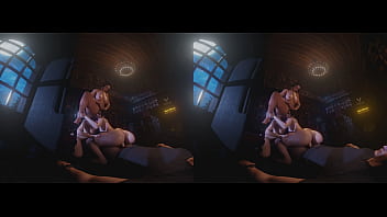 Preview 4 of Moon Luna - Double Lick - Resident Evil orgy featuring Jill Valentine,  Claire Redfield and Ada Wong - render 3D animation for VR video game