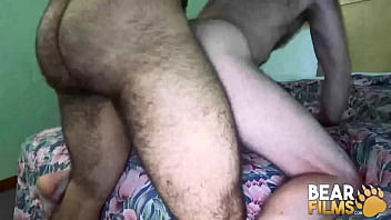 Preview 4 of Mom And Son Blowjob Cum - BEARFILMS Hairy Bears Russell Tyler And Atlas Grant Bareback