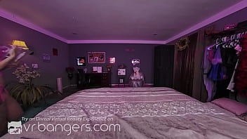 Preview 1 of Turk Kizi Meme - VR BANGERS Maddy May Masturbating For Viewers On Stream