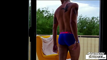 Preview 1 of Www Xxxmom Co - SOUTHERNSTROKES Tattooed Jock Ari Nucci Masturbates Solo