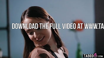 Preview 3 of Father Tricked Daughter - Lesbian teen barista Hazel Moore lesbo sex at work with latina girlfriend