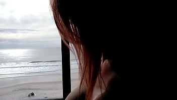 Preview 3 of Xxx Chuchi Malish Videos - Safada de toalha se exibindo na sacada