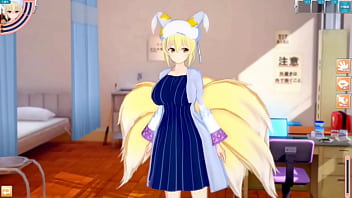 Preview 1 of Ddf Big Busuy Cuvry - 【エロゲーコイカツ！】東方 八雲藍におっぱい揉みまくりH！3DCG巨乳アニメ動画(東方プロジェクト)【ヘンタイゲーム とうほう らん やくも】