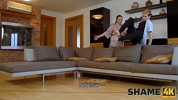 Preview 2 of Sandy Georgia And Faye - SHAME4K. Her New Secret