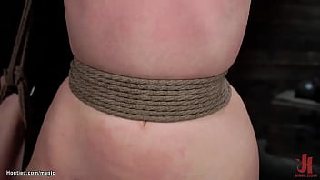 Preview 1 of 6cam Porn Hd Com - Tattooed little slave bound and rubbed
