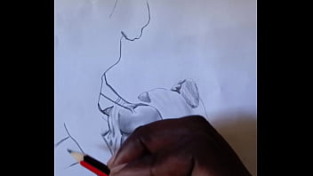 Preview 2 of Blueberry Tea - Drawing a sexy bitch