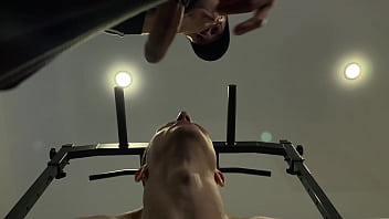 Preview 4 of Xxxn Porn Vido - №164 The cocky trainer got excited on the student and fucked right on the horizontal bar Oliver Strelly Falcon Al