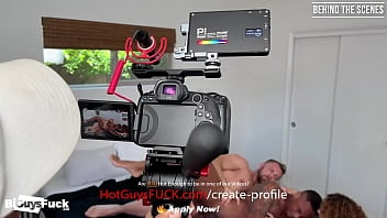 Preview 2 of Accidental Vaginal Cumshots - Behind The Scenes: Big Bryce Shows Rachel And Eli How It&#039_s Done!