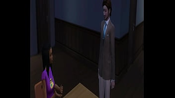 Preview 1 of Xx Xxn X - Chocolate girl sucking her social studies teach cock in the classroom aft sch