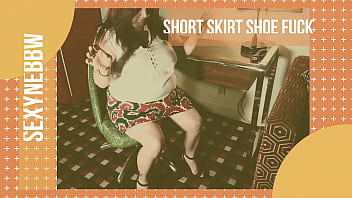 Preview 1 of Colerne Shea - Short Skirt Shoe Fuck