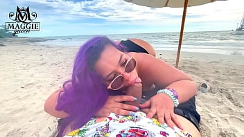 Preview 3 of Sexsei Vido - LOST ON A DESERT ISLAND_ FOUND A BLOWJOB