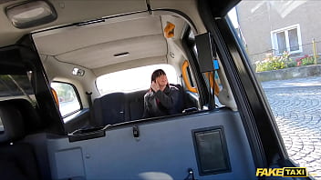 Preview 1 of Animel Garls - Fake Taxi Hot Italian babe loves taking a big cock down her throat and gags