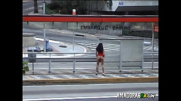 Preview 2 of Wwworn Vidyoxxx Snam - Morena Mostrando a Buceta e o Bumbum nas Ruas de SP