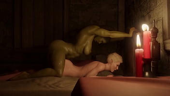 Preview 2 of Hotels Porn - Orc futa clip nyl2