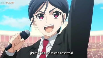Preview 3 of Lesbianas Jovencitas3 - Presentadora Tetona