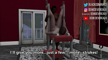 Preview 3 of Old Men Gay Nude Homless - Ebony Domina Gives a Whore What He Wants