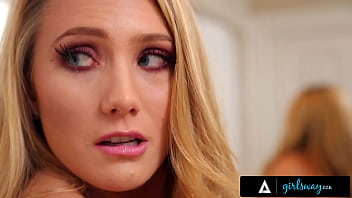 Preview 1 of Www Xvidios Kim Kardaschian - GIRLSWAY - Agent Cadence Lux Roughly Fucks Witness AJ Applegate To Make Her Testify Against Her Man