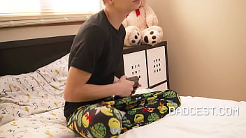 Preview 1 of 2j Zmb - Little Boy Tries On Underwear For His Step Dad