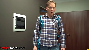 Preview 1 of Anti And Small Boise - 3some smalltits teen fucked in hostel room after throating