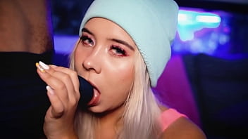 Preview 4 of Cruel Sm - Horny blonde with cute face seduces her partner&#039_s cock for you