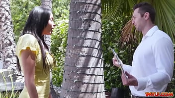 Preview 2 of Fake Taxi Big Tits American - Brad Sterling licks and play Anissa Kate&#039_s clit