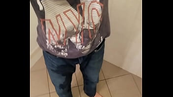 Preview 3 of Japanese Office Cute Girl - Attempt peeing in Jeans