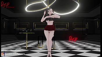 Preview 2 of Taet Chuchi - Sexy Rachel POP MD dress physics Blender render front cam 1567