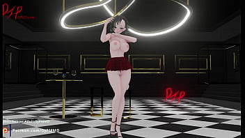 Preview 3 of Taet Chuchi - Sexy Rachel POP MD dress physics Blender render front cam 1567