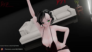 Preview 1 of Animal Hotporn Videos - Cute FUTA Rachel dancing to POP Blender MMD 1565