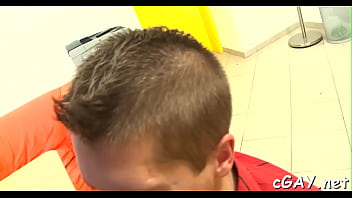Preview 3 of New Brazzers Of 2020 - Oral-sex stimulation for charming gay stud