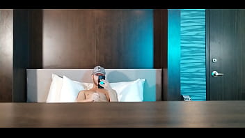 Preview 2 of Kaviar - Jake Grand Jerking Off Huge Cock in Hotel Room