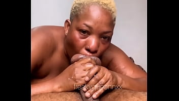 Preview 4 of Busty Girls Xxx - Freakyqueennxx Sucked Her Personal Assistant Till He Nut on her hands [Watch Full Video On XVIDEOS  Red]