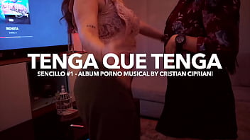 Preview 1 of Xxx Big Body And Legs - Enjoy this hot brunettes dancing Tenga Que Tenga