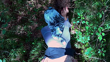 Preview 4 of Hardcore Online Xxx - A stranger fucked me in the woods as soon as I peed. Sweetie Lilu Homemade porn video