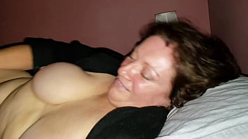 Preview 3 of Father And Daughter Xxxvedios - Dyed Brunette Large Breast Amateur Swinger Wife with fully shaved pussy Refuses To Suck Husband&#039_s Dick While Being Filmed