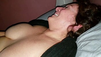 Preview 1 of Father And Daughter Xxxvedios - Dyed Brunette Large Breast Amateur Swinger Wife with fully shaved pussy Refuses To Suck Husband&#039_s Dick While Being Filmed