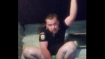 Preview 3 of Lokal Xex - A lost argument at work ended with the loss of anal virginity for a Russian policeman.