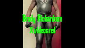 Preview 1 of Vido Sex Indonisia Madura - Black Muscle Leather and Rubber Cum Preview