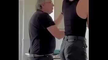 Preview 1 of Big Mom Machanc Boy Sex - Leather workman