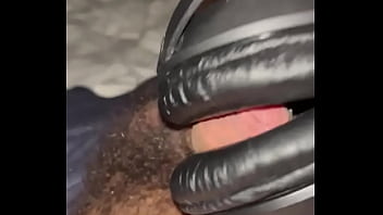 Preview 3 of Footdom Forced - Sex play with JVC headphones- epic cumshot