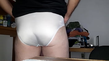 Preview 4 of Ghetto Gaggers Full Video Anal - I like posing in panties &amp_ eating cum ~ won&#039_t you make me your cum dumpster? b.tempt&rsquo_d always composed brief panty saltwater slide 5S