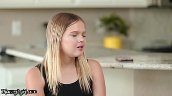 Preview 2 of Indian Cut Bbw Babi - Kit Mercer Resolves Coco Lovelock&#039_s Dentist Fear By Eating Her Pussy On Her New Couch