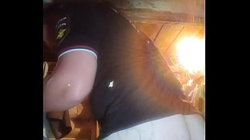 Preview 4 of Bee Anal - Anal fuck of a thick tattooed ass,  hot sex of a Russian policeman
