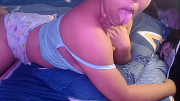 Preview 2 of Forced Orgasm Ebony - alone in my house