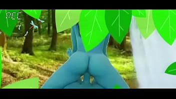 Preview 3 of Drunk Girl Undressed - Spying an alien couple from a bush in the forest
