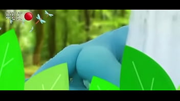 Preview 1 of Drunk Girl Undressed - Spying an alien couple from a bush in the forest