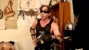 Preview 4 of Triplesome Fuck7 - Police porn parody by Max Shenanigans